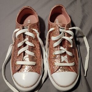 Converse Kids' Rose Gold Sneakers